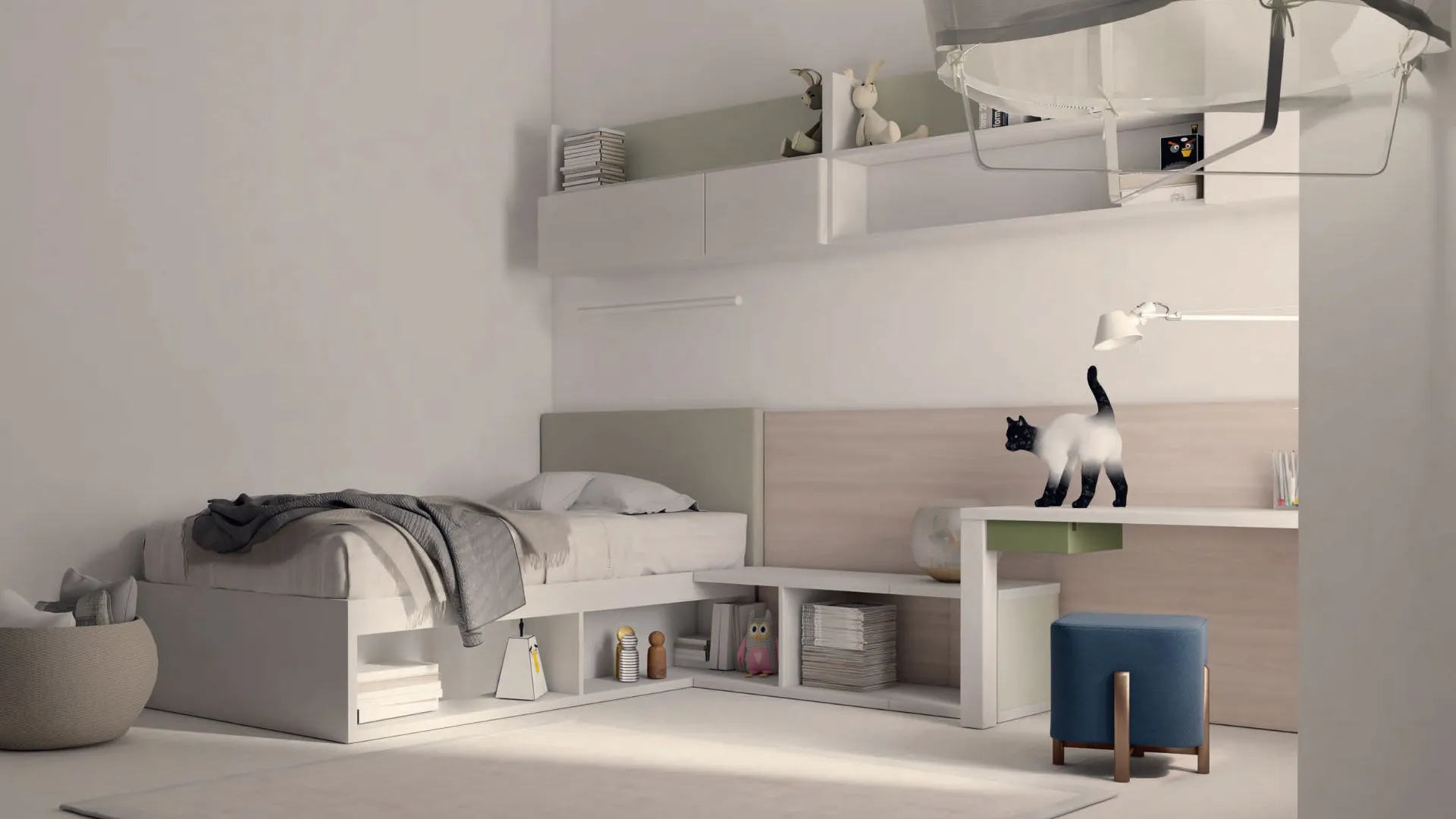 Camerette moderne per bambini e ragazzi