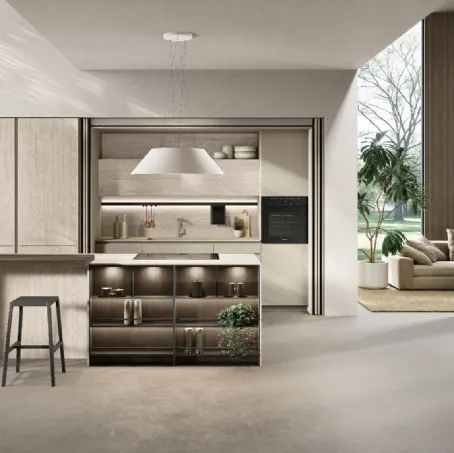 Aliant 1 Travertino | Pomice | Rovere cacao