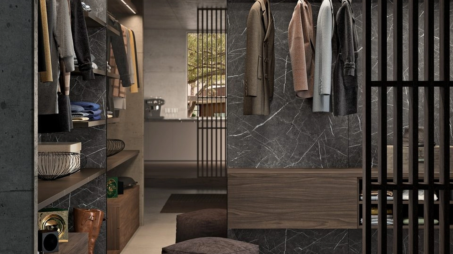 Cabina Armadio Kreo GH9010 di Abitare Mobilstella