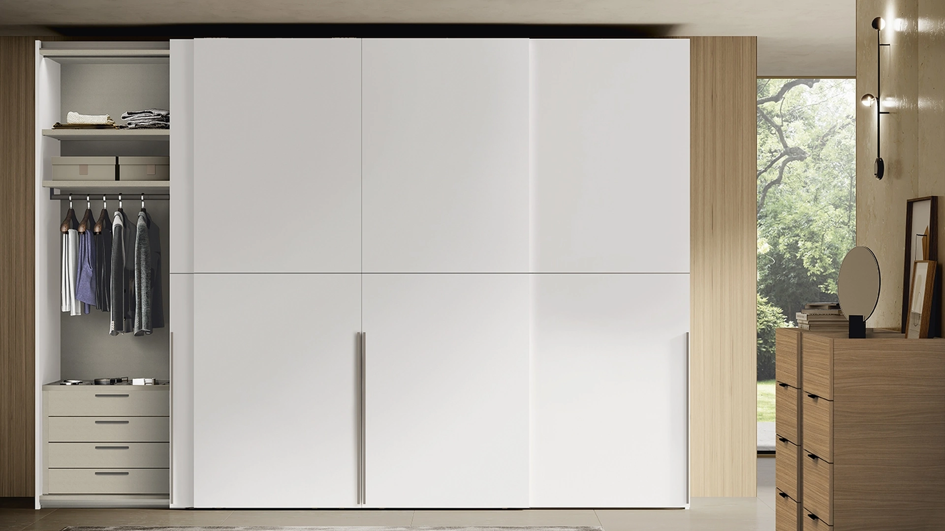 Armadio Concreta W18 Scorrevole di Colombini Casa