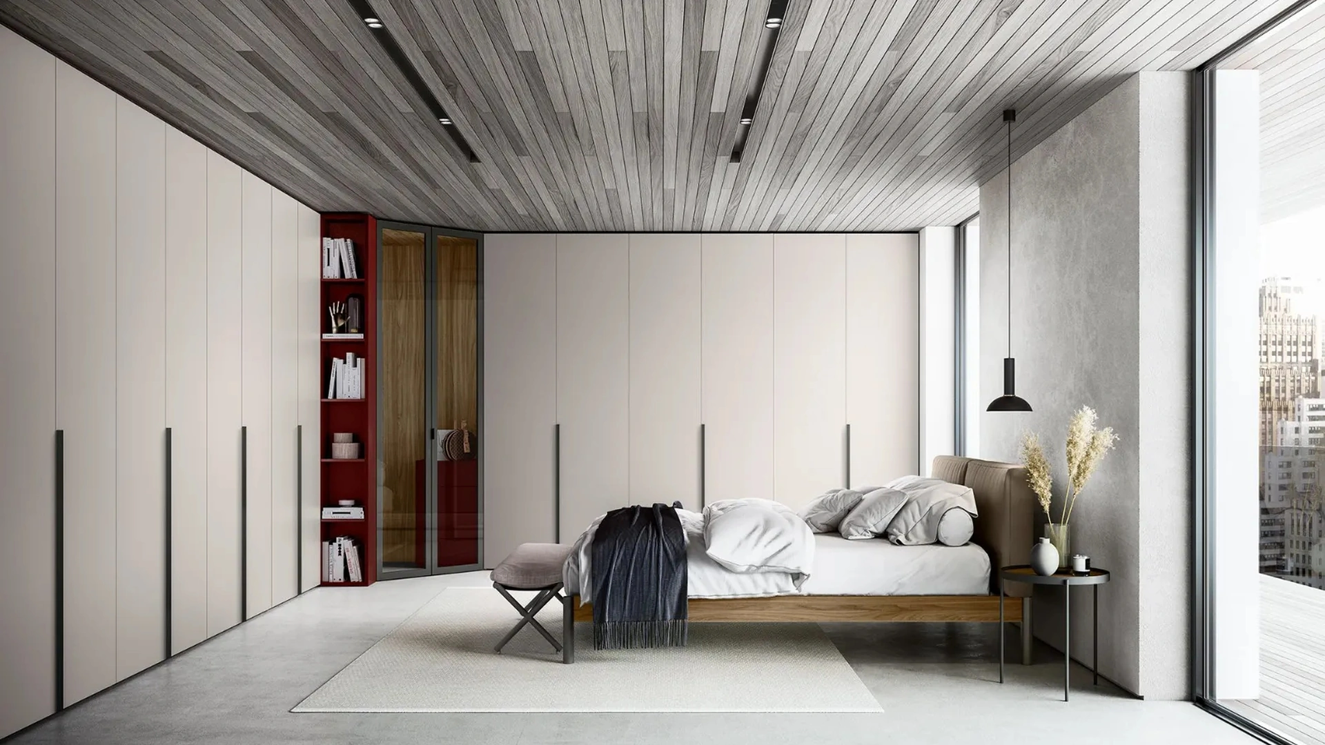 Armadio con ante battenti Shape di Dielle Modus