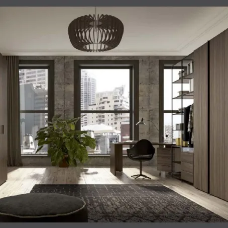 Armadio con ante battenti Urban GD1105 di Abitare Mobilstella