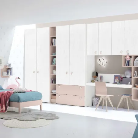 Cameretta componibile Golf C122 in melaminico di Colombini Casa