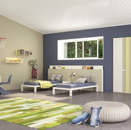 Cameretta componibile con due letti Idea 05 di Corazzin