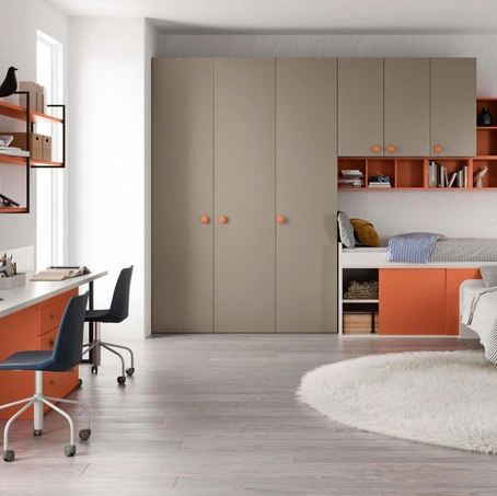 Cameretta a ponte Next 06 di Corazzin