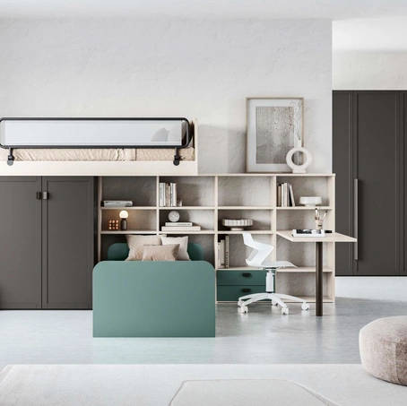 Cameretta a soppalco Next 15 di Corazzin