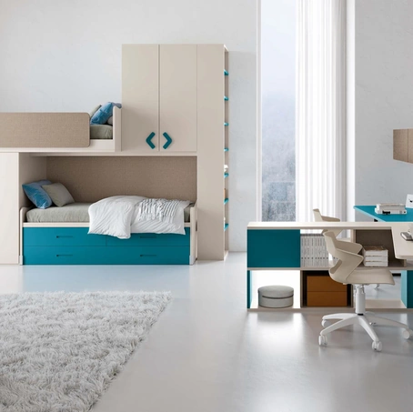 Cameretta a soppalco Next 17 di Corazzin