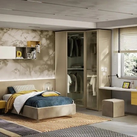 Cameretta per ragazzi Y102 di Moretti Compact Camerette