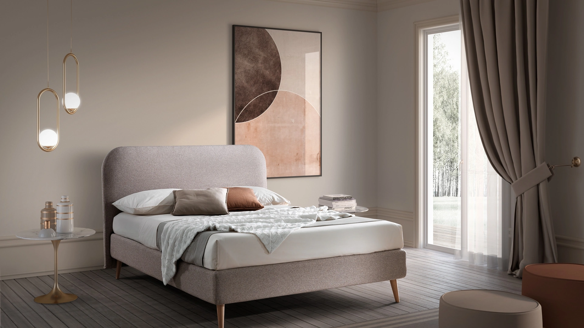 Letto Bogart Twenty con box contenitore di San Lorenzo