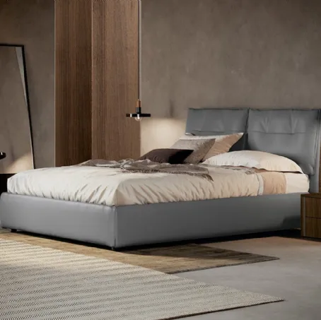 Letto in pelle Golf Kiss di Colombini Casa