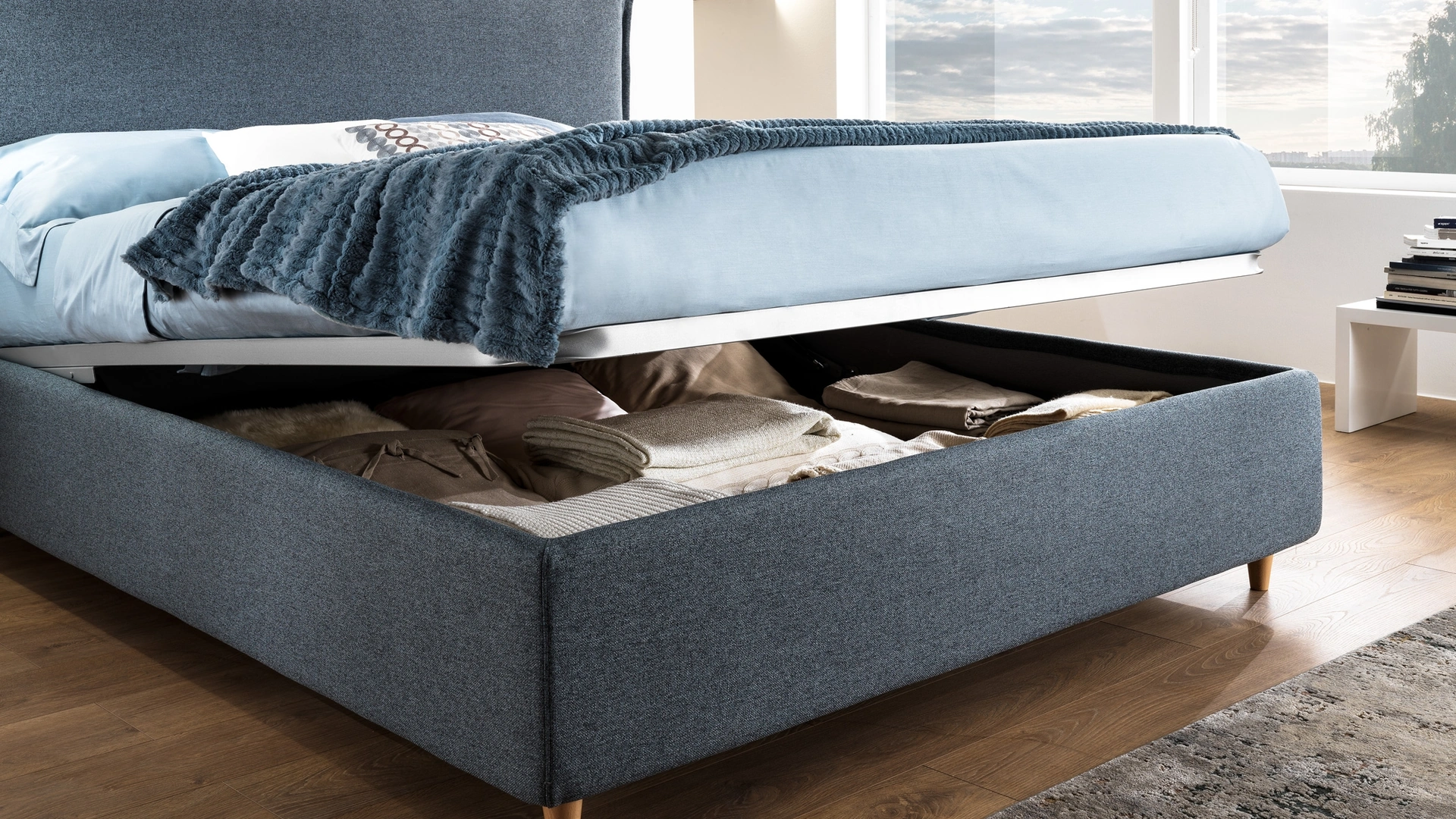 Letto Curtis con box contenitore di San Lorenzo