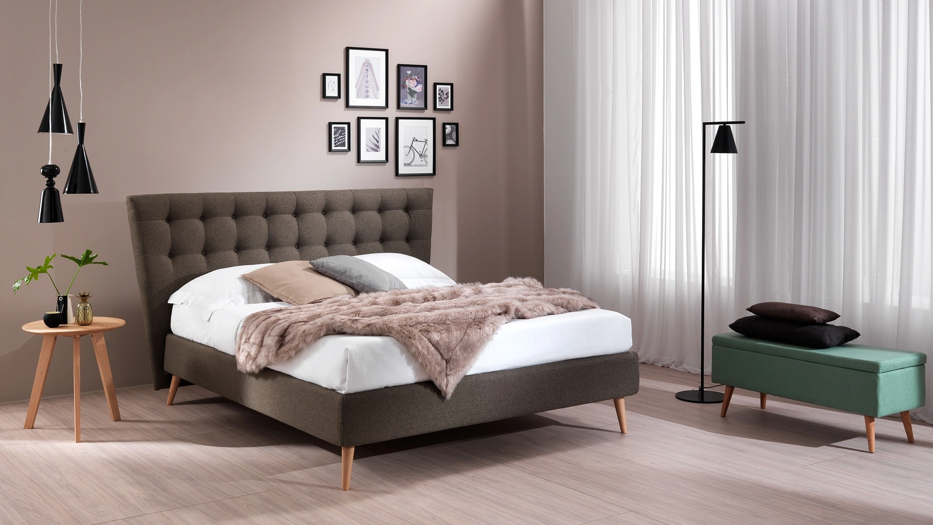Letto Monroe Twenty con box contenitore di San Lorenzo