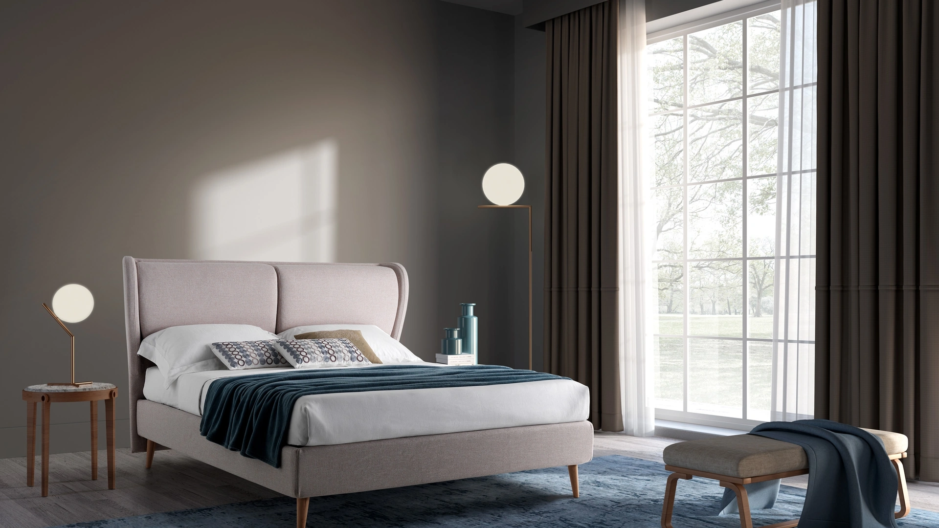 Letto Newman Twenty con box contenitore di San Lorenzo