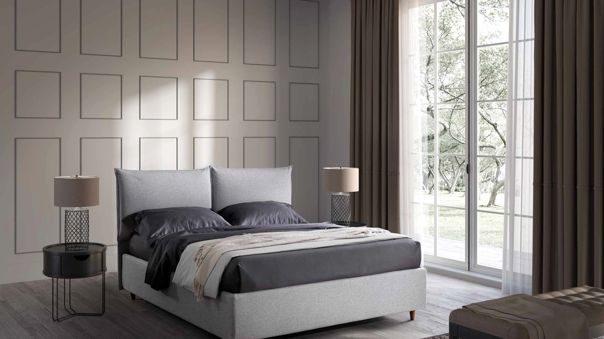 Letto Tracy con box contenitore di San Lorenzo