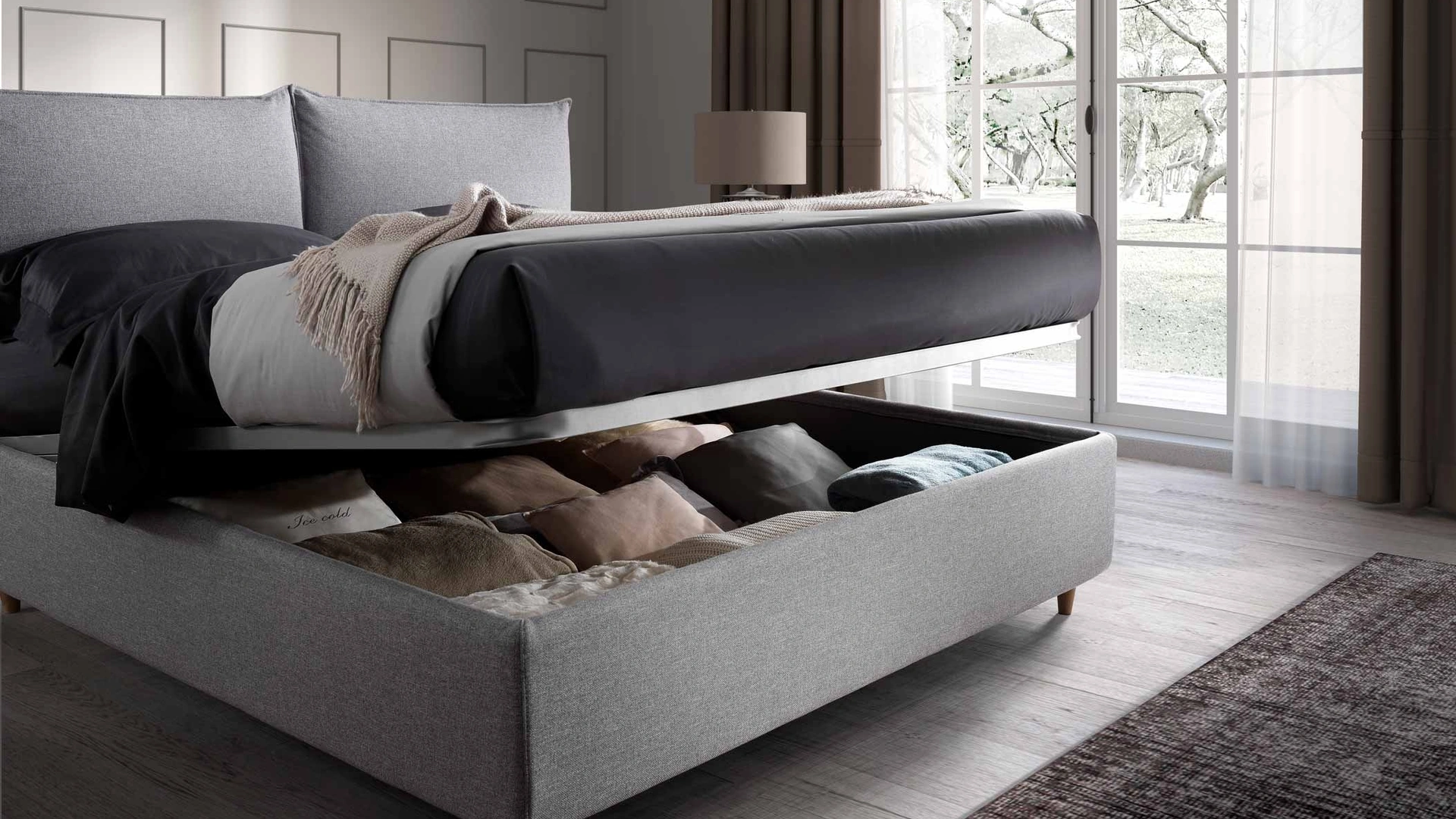 Letto Tracy con box contenitore di San Lorenzo