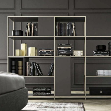 Libreria divisoria Gabbia GH5035 di Abitare Mobilstella