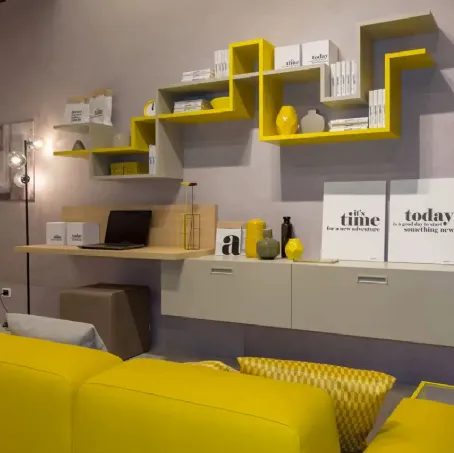 Libreria sospesa MC046 di Moretti Compact